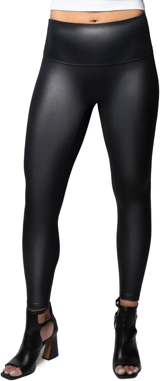 Jane and Bleecker Women's Faux Leather Leggings Black Size M